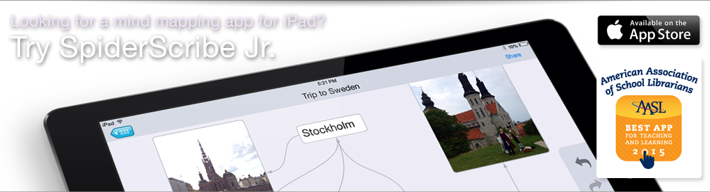 SpiderScribe Jr. - mind mapping app for iPad